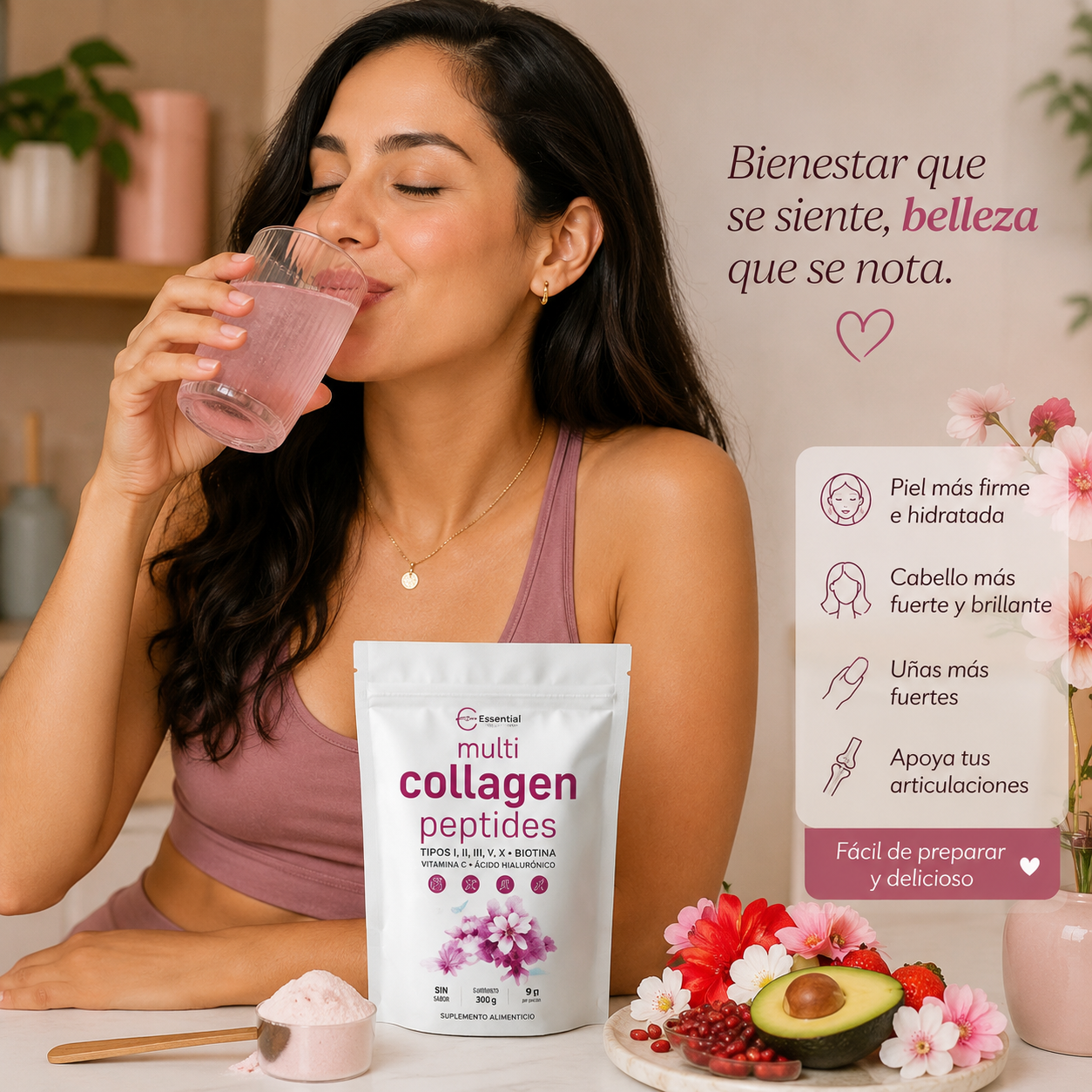 Multi Collageno con Péptidos de proteína hidrolizados